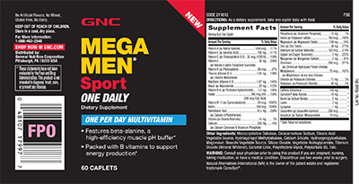 GNC Mega Men® Sport One Daily