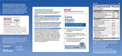 GNC Preventive Nutrition® Liver Health Formula