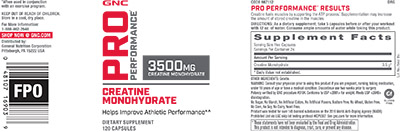 GNC Pro Performance® Creatine Monohydrate