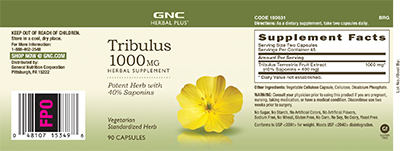GNC Herbal Plus® Tribulus 1000mg