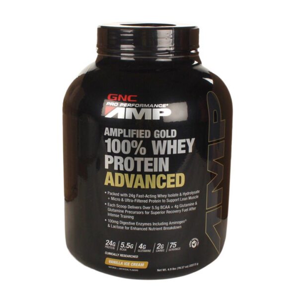 پروتئین وی گلد جی ان سی | Amplified Gold 100% Whey Protein Advanced