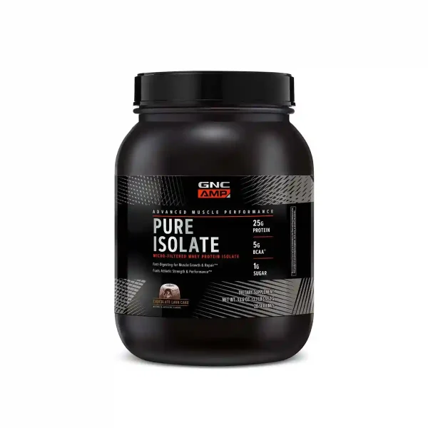 پروتئین پیور ایزوله جی ان سی | GNC AMP Pure Isolate Whey Protein
