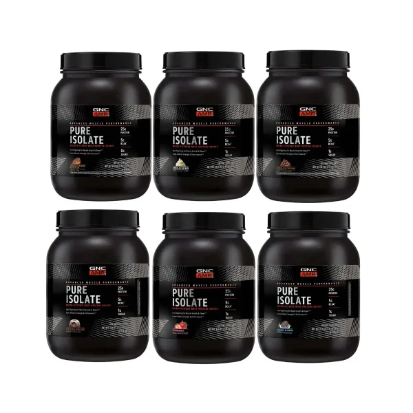 پروتئین پیور ایزوله جی ان سی | GNC AMP Pure Isolate Whey Protein