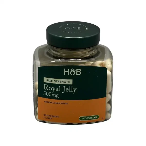 ‏کپسول رویال ژلی ۵۰۰ میلی‌گرم هولند اند بارت | Holland & Barrett High Strength Royal Jelly 500mg