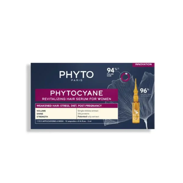سرم ضدریزش موی فیتو Phyto مخصوص بانوان | PHYTOCYANE Revitalizing Treatment