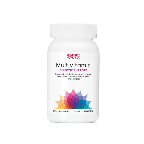 مولتی ویتامین زنانه کنترل دیابت جی ان سی | Multivitamin Diabetic Support