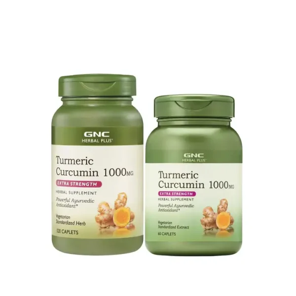 کپسول زردچوبه کورکومین جی ان سی | Turmeric Curcumin 1000mg Extra Strength