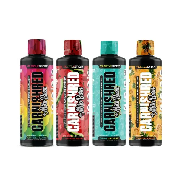 ال کارنتین چربی سوز کارنی شرد میتوبرن ماسل اسپرت ۴۳۷ میلی لیتر | L-carnitine CarniShred+MitoBurn Musclesport 437ml