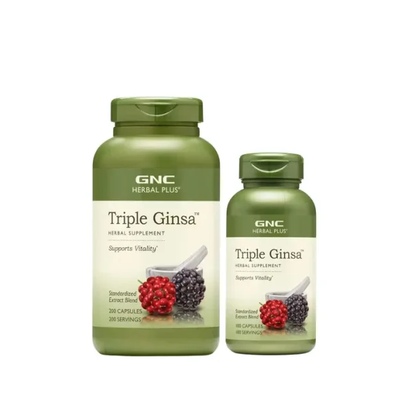 کپسول جینسینگ جی ان سی | GNC Herbal Plus Triple Ginsa