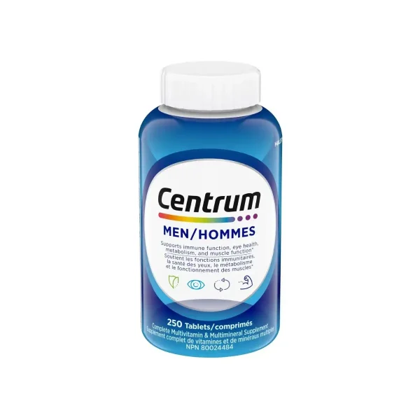 قیمت مکمل مولتی ویتامین مردانه هومس سنتروم | Centrum MEN / HOMMES