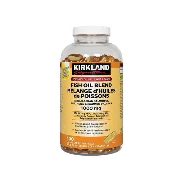 مکمل روغن ماهی ترکیبی کرکلند (امگا3) | Kirkland Signature 100% Wild Fish Oil Blend