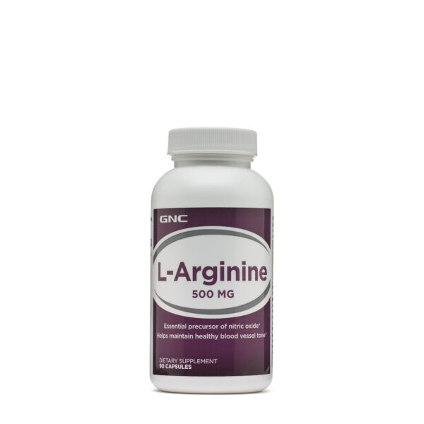 کپسول ال آرژنین 500 میلیگرم جی ان سی | GNC L-Arginine 500 MG