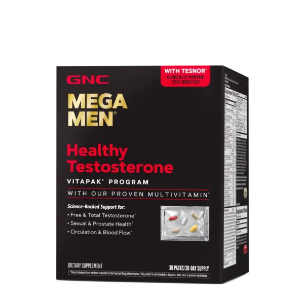 مگامن ویتاپک هلثی تستوسترون جی ان سی | GNC Mega Men Healthy Testosterone Vitapak Program - 30 Vitapaks