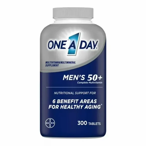 مولتی ویتامین وان ای دی مردان بالاى 50 سال بایر| Multivitamin one a day men’s +50 bayer