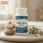 مکمل فولیک اسید 800 میکروگرم جی ان سی | Folic Acid 800 MCG - تصویر 4