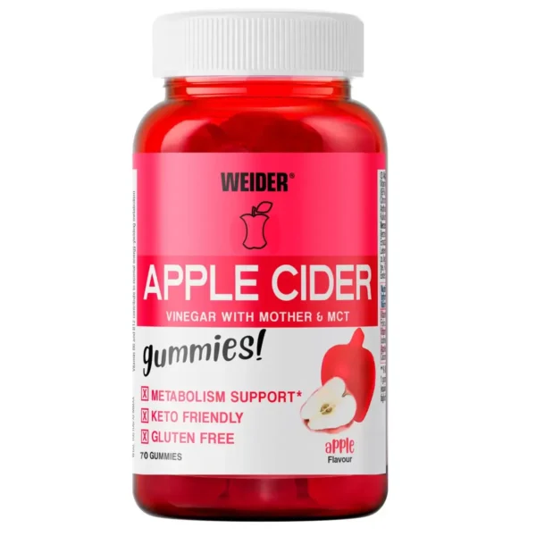 پاستیل های چربی سوز سرکه سیب ویدر | Weider Apple Cider Vinegar Gummies