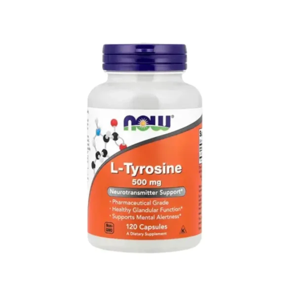 کپسول ال-تیروزین ۵۰۰ میلی‌گرم ناو فودز | L-Tyrosine 500 mg