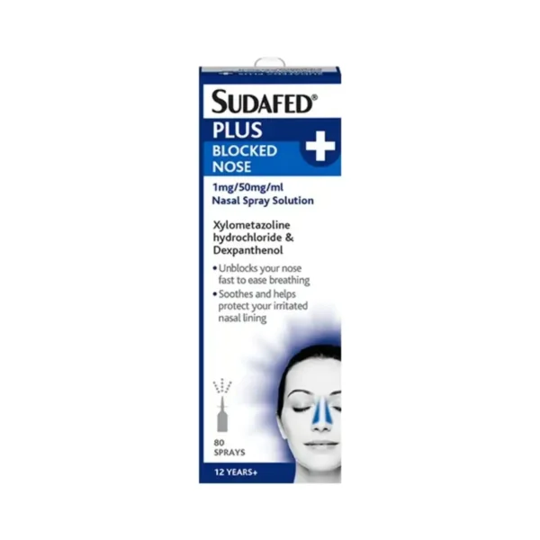 اسپری بینی سودافد | SUDAFED PLUS BLOCKED NOSE NASAL SPRAY