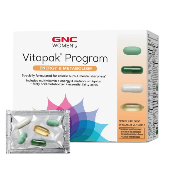 مکمل بانوان برنامه ویتاپک انرژی و متابولیسم جی ان سی | Energy and Metabolism Vitapak Program