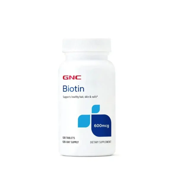 قرص بیوتین 600 میکروگرم جی‌ان‌سی | GNC Biotin 600 mcg