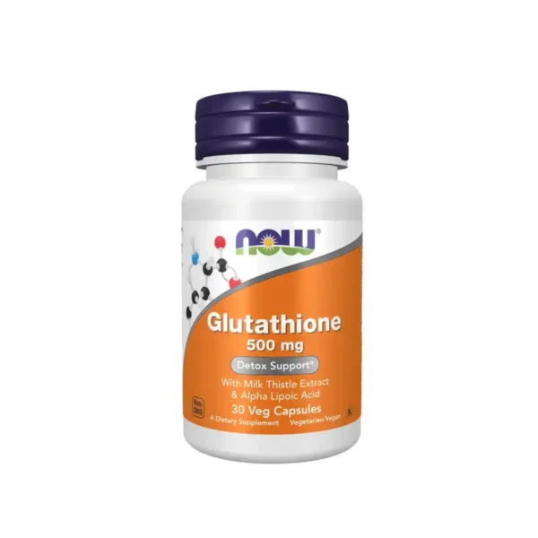 کپسول‌های گیاهی گلوتاتیون 500,250 میلیگرم ناوفودز | Glutathione 500mg,250 mg