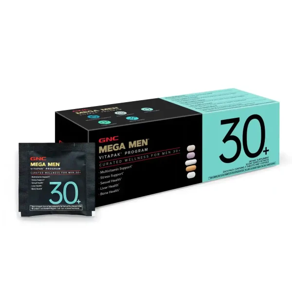 برنامه ویتاپک آقایان ۳۰+ تیک‌تاک جی ان سی مگامن | GNC Mega Men TikTok 30+ Vitapak Program