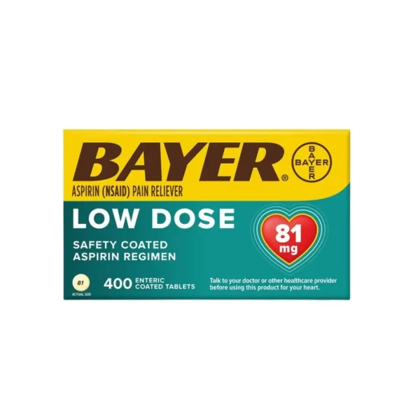 آسپرین 81 میلی گرم با دوز پایین بایر آلمان | Aspirin Bayer Low Dose