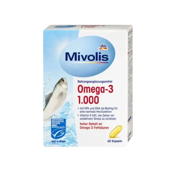 قرص امگا 3 (روغن ماهی) میولیس 1000 میلی گرم | Mivolis Omega-3 1000