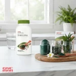 مکمل گیاهی پودر جلبک اسپیرولینا ( اسپرولینا ) جی ان سی | GNC Superfoods Spirulina - تصویر 3