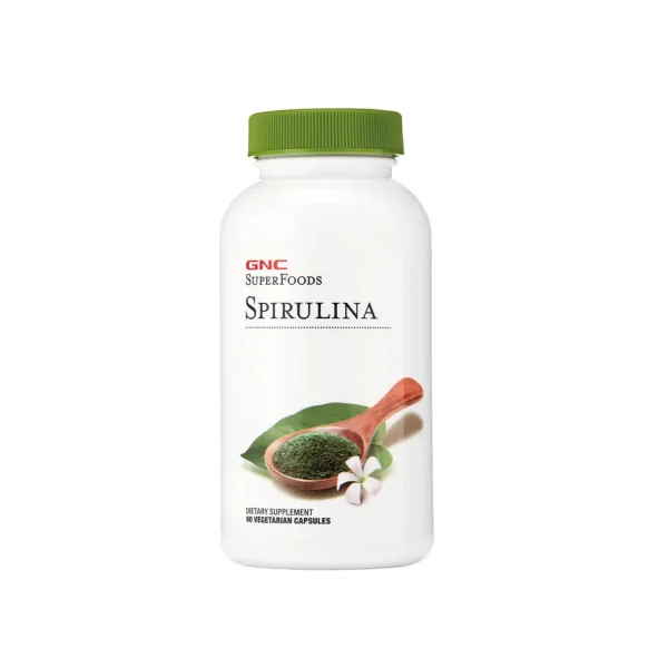 مکمل گیاهی پودر جلبک اسپیرولینا ( اسپرولینا ) جی ان سی | GNC Superfoods Spirulina
