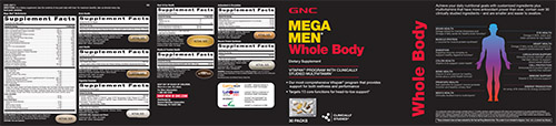 GNC Mega Men® Whole Body Vitapak® Program