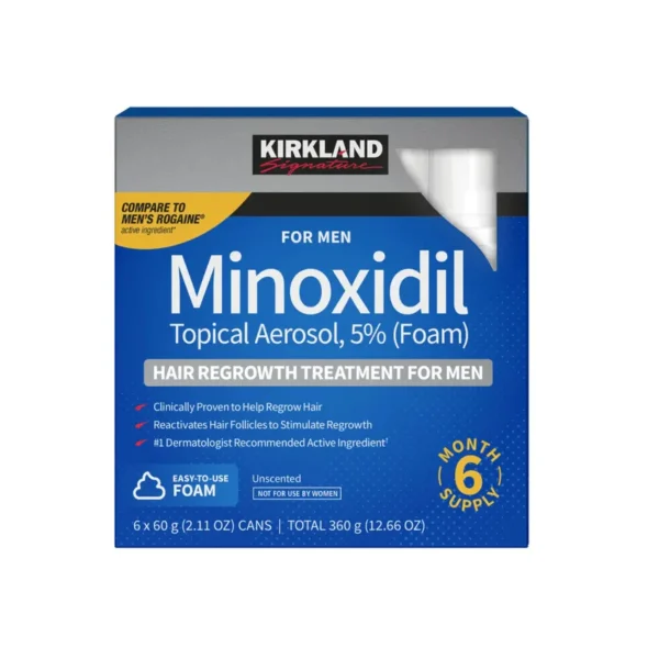 فوم ماینوکسیدیل 5% کرکلند مردانه  | Kirkland Minoxidil 5% Topical for Men