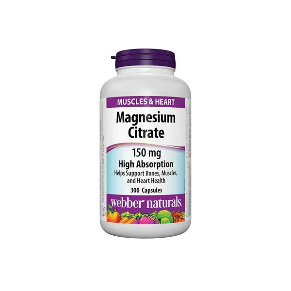 منیزیم سیترات وبر نچرالز | Webber Naturals Magnesium Citrates