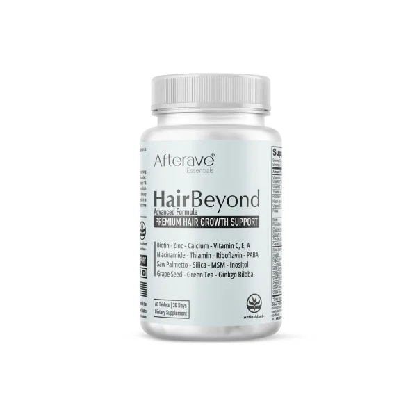قرص هیربیاند افترایو تقویت کننده و ضد ریزش مو | Afterave HairBeyond