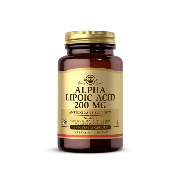 مکمل آلفا لیپوئیک اسید ۲۰۰ میلی‌گرمی سولگار | Solgar Alpha Lipoic Acid 200 mg