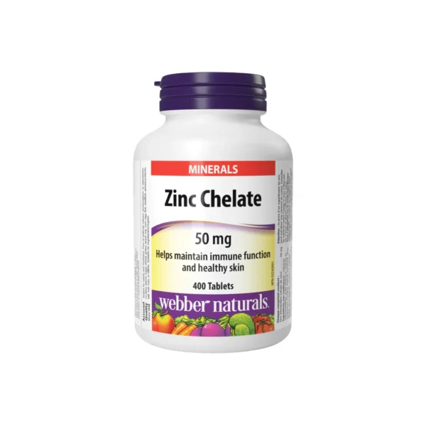 قرص زینک سیترات 50 میلیگرم وبرنچرالز | Webber Naturals Zinc Citrate 50mg