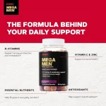 مکمل مولتی ویتامین پاستیلی مگامن جی ان سی | GNC Mega Men Gummy Multivitamin - تصویر 4
