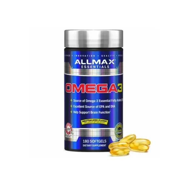 امگا 3 (روغن ماهی) آلمکس | Allmax Omega-3 Fatty Acids Supplement